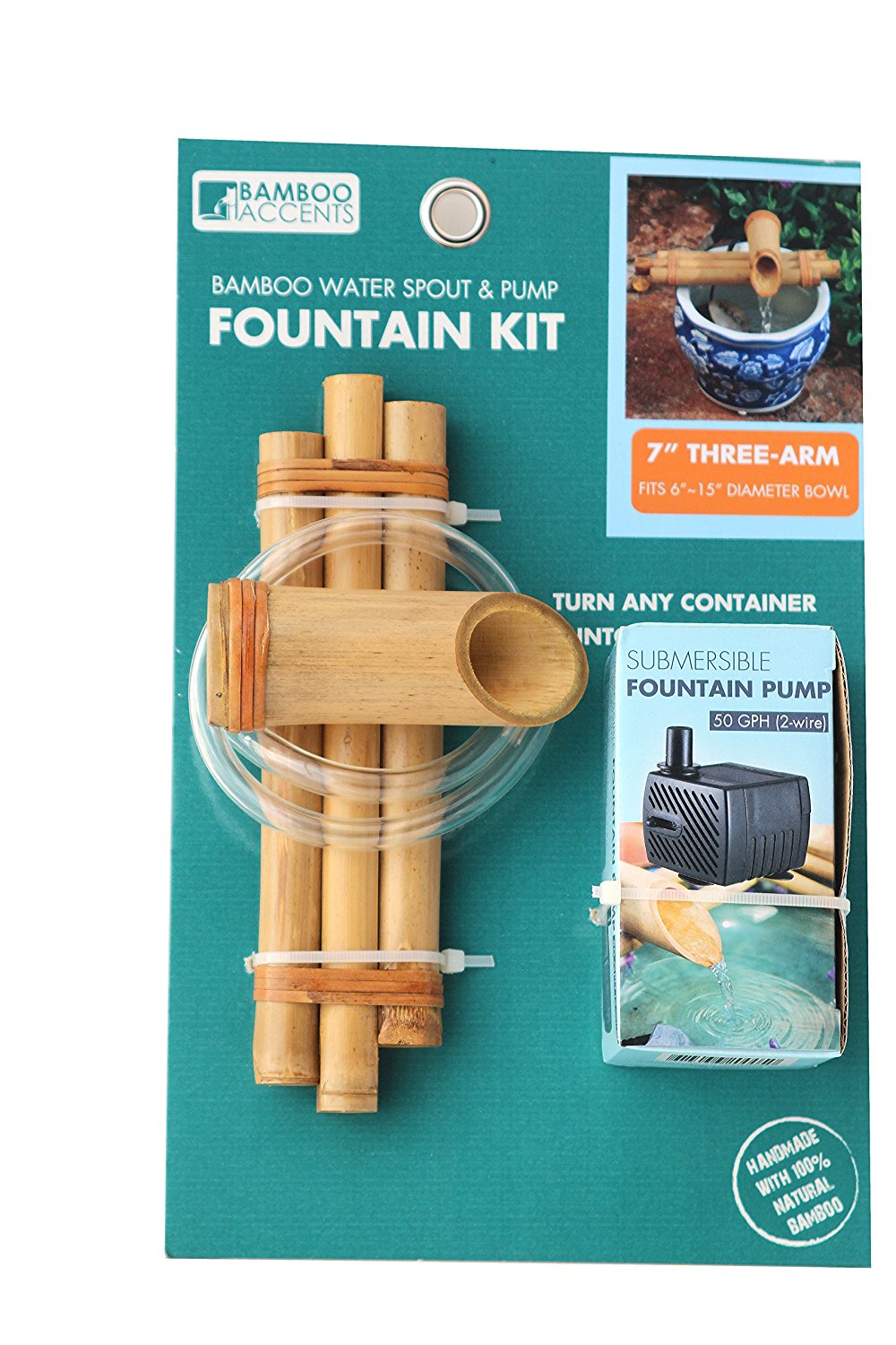 7 Inch Three Arm Spout and Pump Kit
