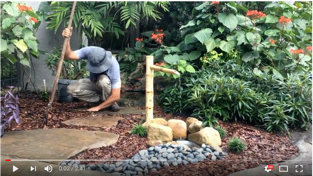 how to install a bamboo fountain